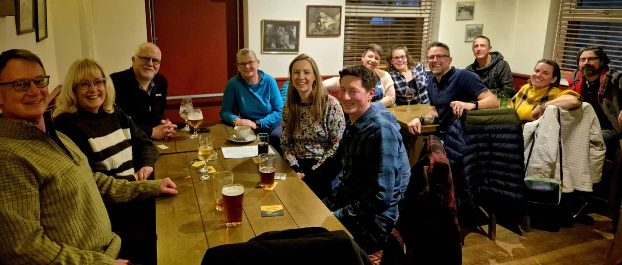 Carn Runners at New Inn Quiz Night